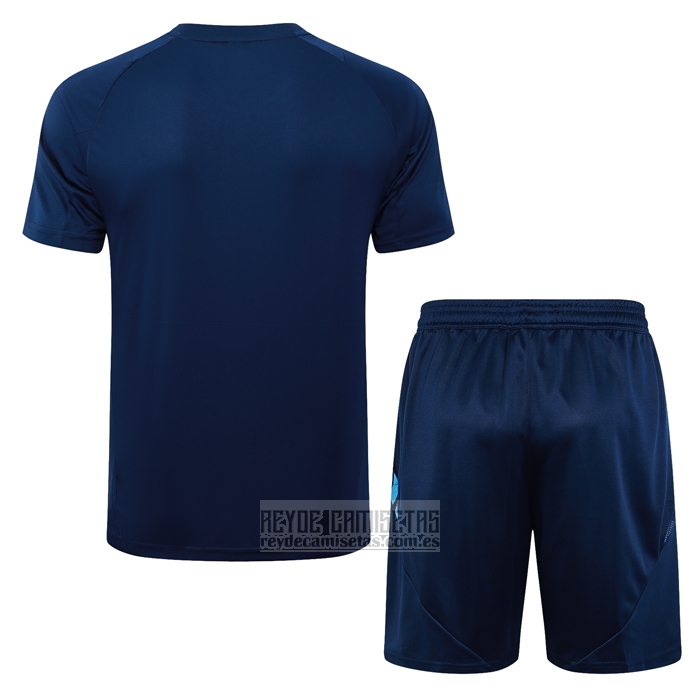 Chandal del Arsenal Manga Corta 2024-2025 Azul - Pantalon Corto
